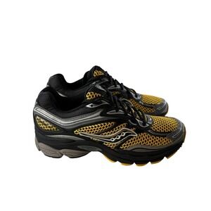 Saucony Progrid Omni 9 Running Sneakers Gold Carbon Black Mens 9 Womens 10.5 NWB